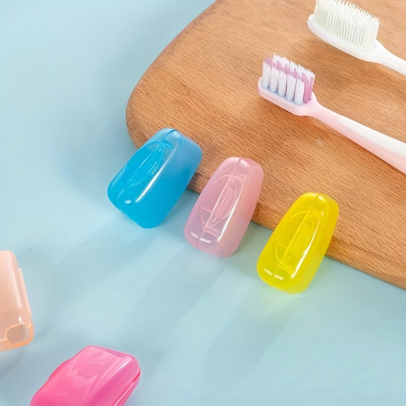 10Pcs Toothbrush Head Covers Portable Toothbrush Protectors Travel Cases