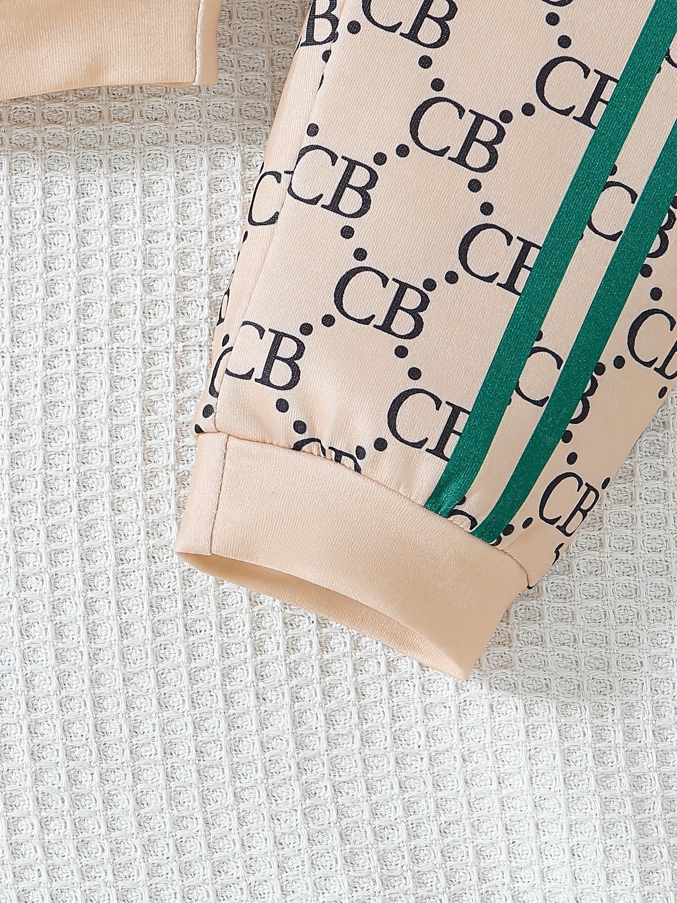 Boys' Long Sleeve Crew Neck T-Shirt and Pants Set Alphabet Pattern Knit Polyester Spandex Spring Fall