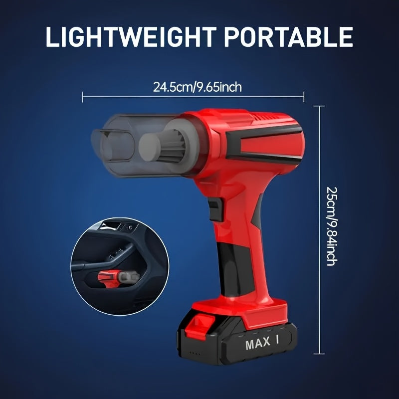 Aspiradora de mano inalámbrica 20KPa de succión, carga USB, 210W, portátil para hogar y coche