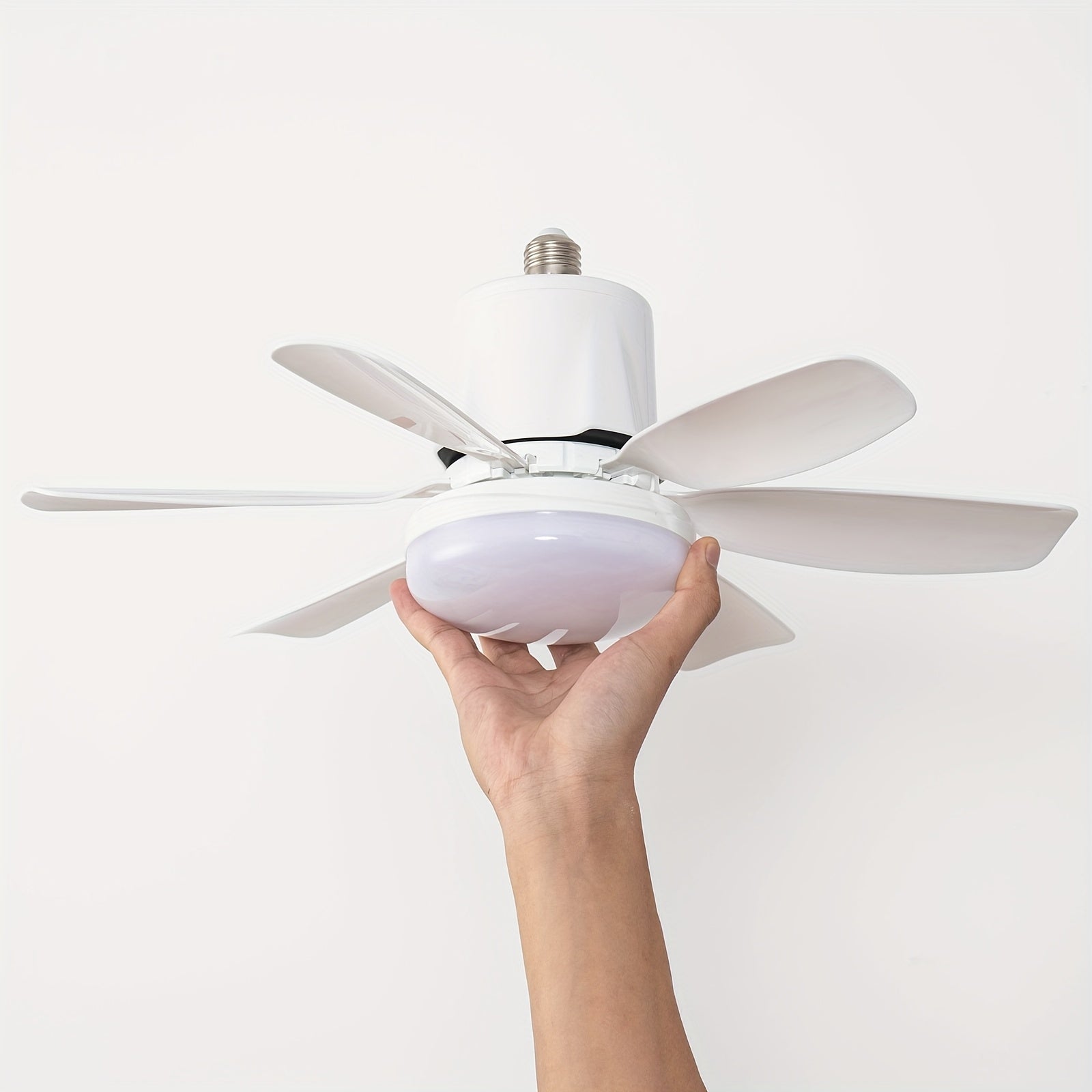 46.99cm LED Commercial Ceiling Fan with 3-Speed, 3 Colors, Dimming, Remote