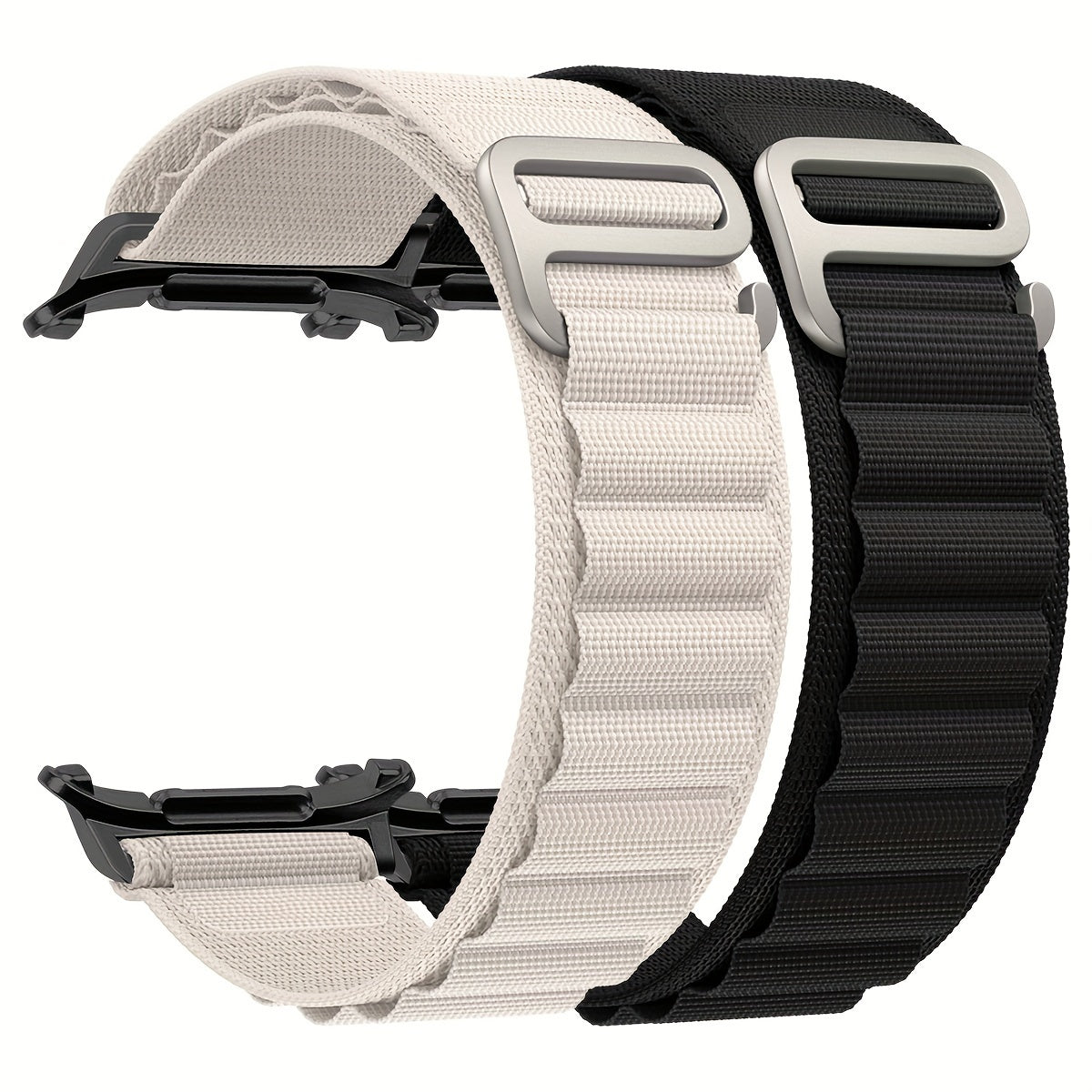 2-Pack Nylon Watch Bands for Galaxy Watch Ultra Water-Resistant Adjustable Straps
