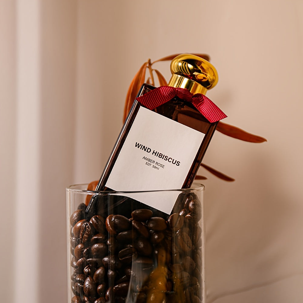 50ml Women's Amber Rose Floral Eau De Toilette Long-Lasting Romantic Perfume Gift