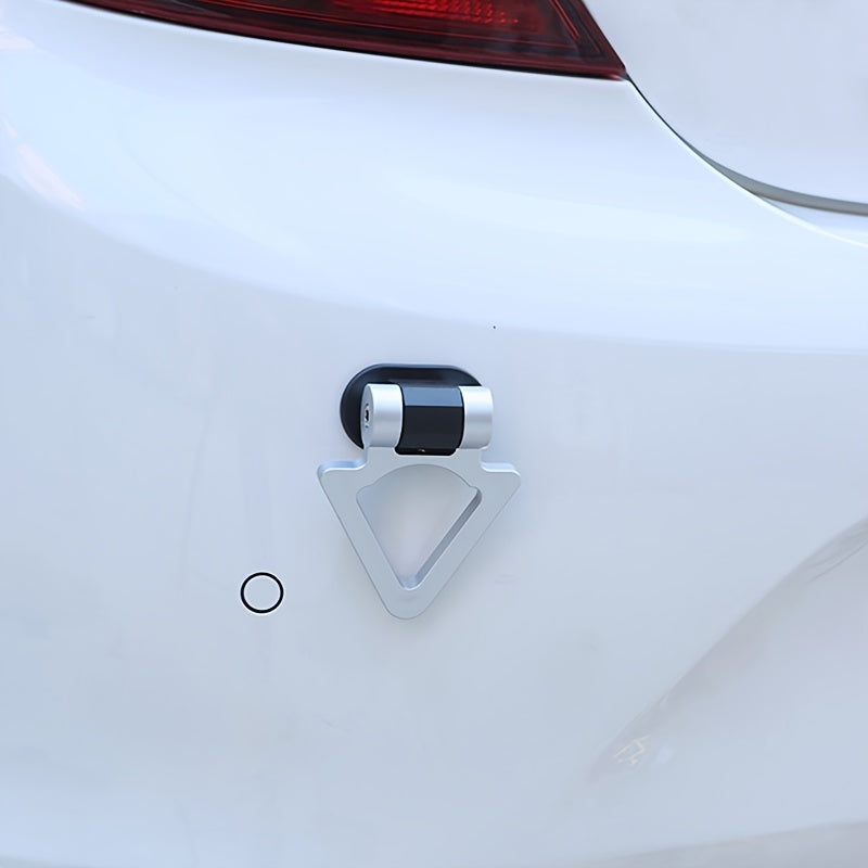 Universal Car Tow Hook Triangle Auto Trailer Bumper Decor Accessory