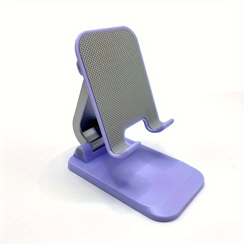 Foldable Metal Phone Stand with 360° Rotation for Phones and Tablets