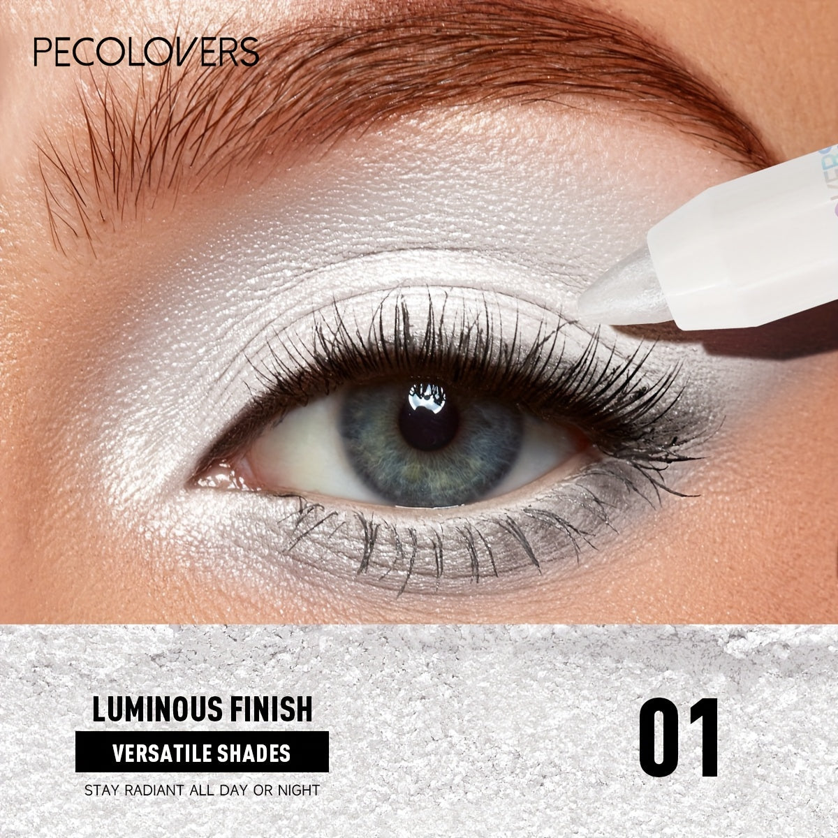 Women Waterproof Eyeshadow Stick Long Lasting Shimmer Matte Neutral Brown 9 Colors