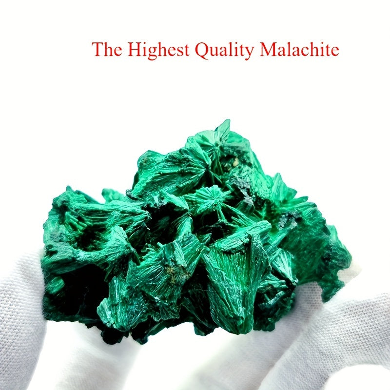 Muestra de piedra de malaquita natural para decoración del hogar y diseño de interiores