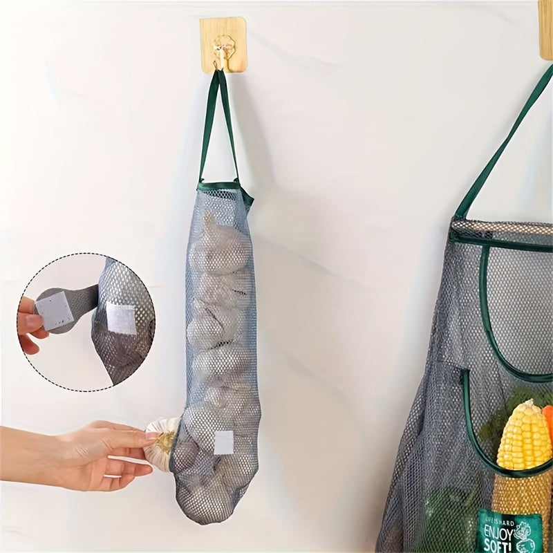 Mesh Kitchen Storage Bag Large Capacity for Fruits and Vegetables