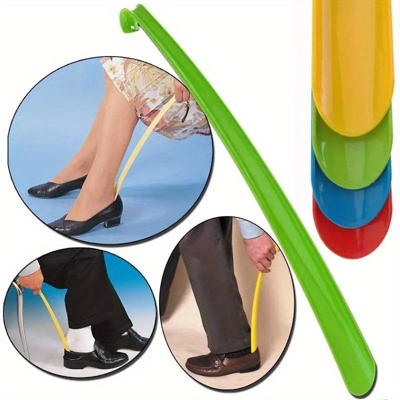 Elderly and Pregnant Women Shoe Helper Plastic Shoe Horn Hanging Storage