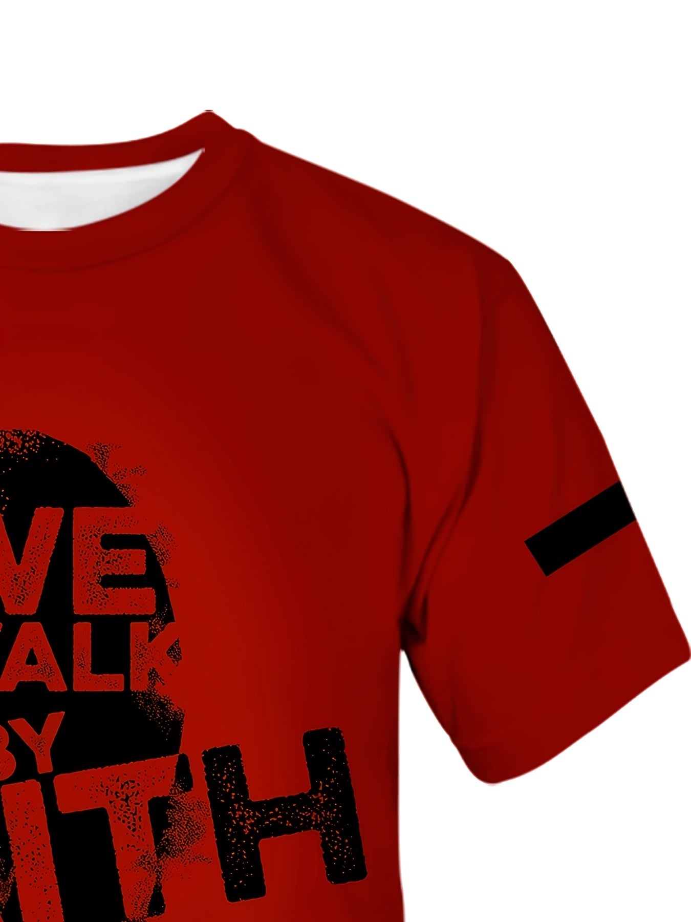 3D Print Faith Shirts for Men Women All Sizes Casual Sports T-Shirt