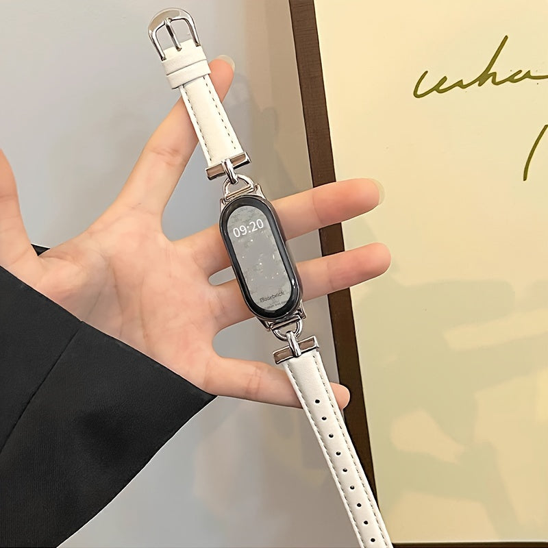 Synthetic Leather Watch Strap for Men and Women with D-Buckle NFC Fit Durable Breathable