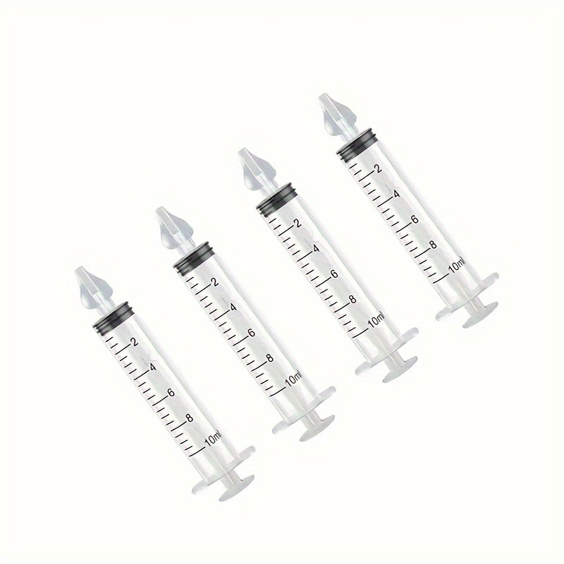 0-3 yoshdagi chaqaloqlar uchun to'rt dona burun aspiratorlari, BPA dan ozod plastikdan tayyorlangan. Xavfsiz so'rish shpritslari ko'k, shaffof va pushti ranglarda - yumshoq burun tozalash uchun ideal.