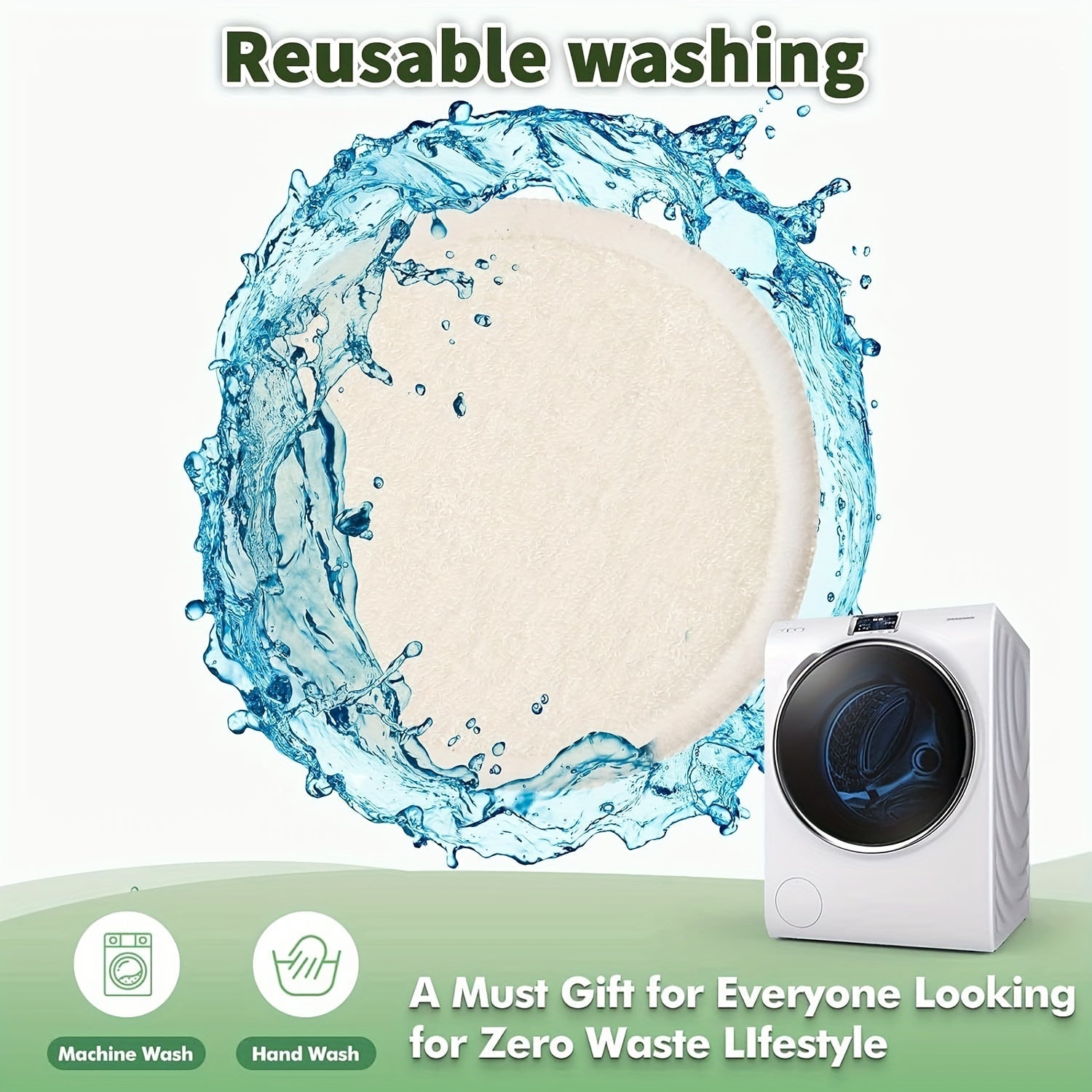 Set of 10 Reusable Nursing Pads with Mini Storage Bag Washable Breastfeeding Accessories