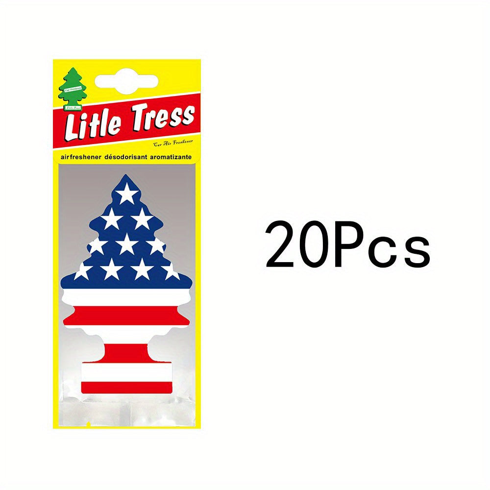 Car Air Freshener Hanging Paper Tree for Home or Vehicle Scented Decor