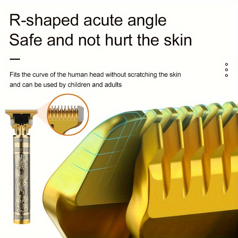 Kit profesional de cuidado del cabello y barba con afeitadora eléctrica y recortadora T-balde