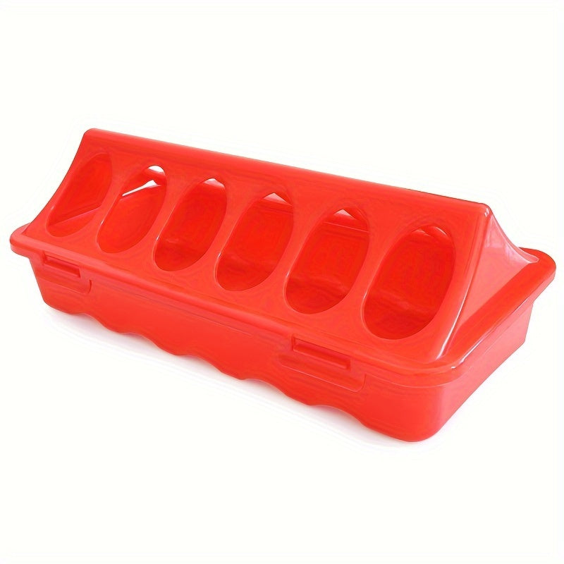 Durable TPU Bird Feeder with 12-Hole Design for Quail Pigeons Small Animals