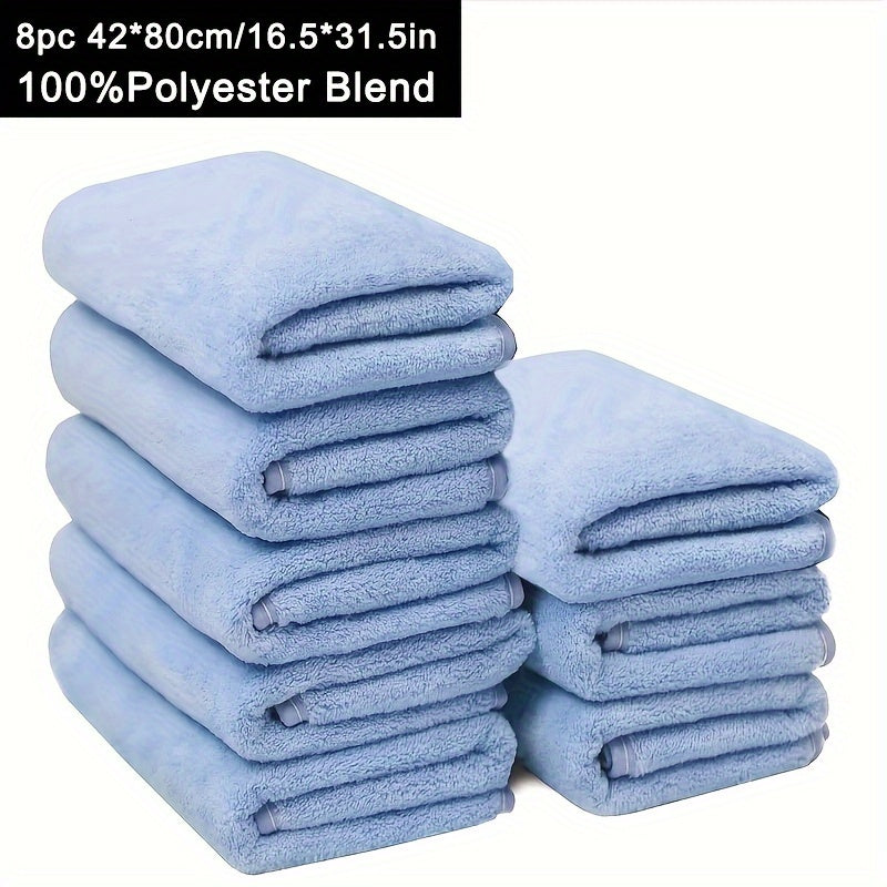 Set of 6/8/10 Ultra Soft Absorbent Cotton Hand Towels for Bathroom Gym Shower Spa
