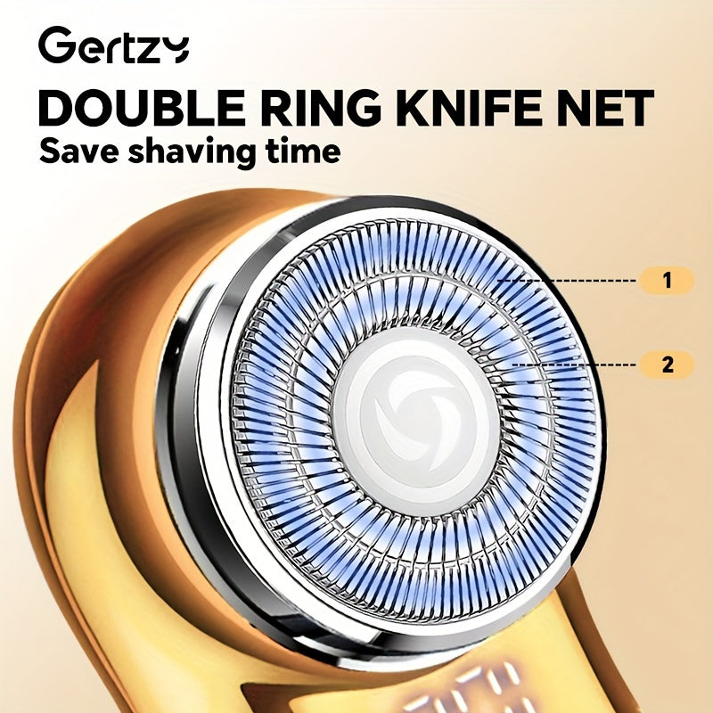 Men's Mini Portable Electric Shaver USB Rechargeable Beard Razor