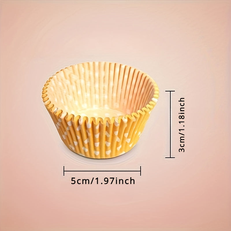 100pcs Snow Lady Cake Cups Oil Proof Paper Holders for Baked Cookies and Cakes