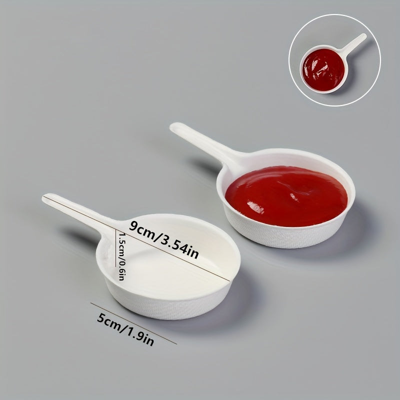 8 Varieties Sugar Cane Pulp Disposable Plates for Cake Salad Dips Eco-Friendly