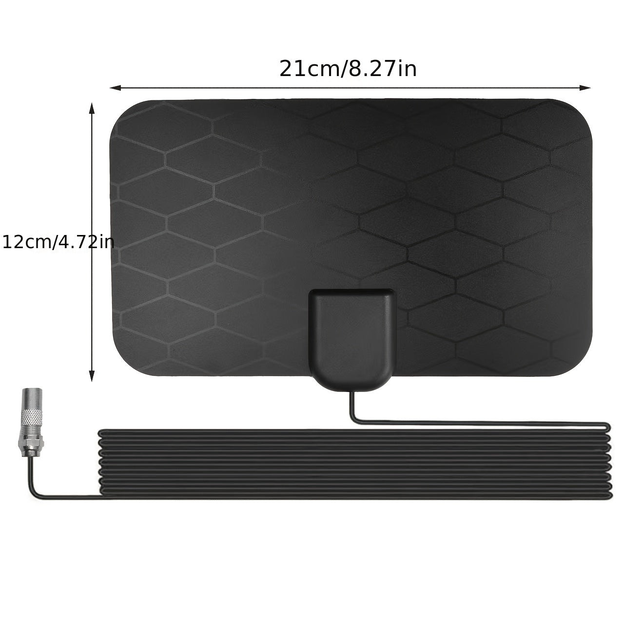 Indoor HDTV Antenna 2024 Ultra-Slim 480 Mile 4K 1080P Signal Booster