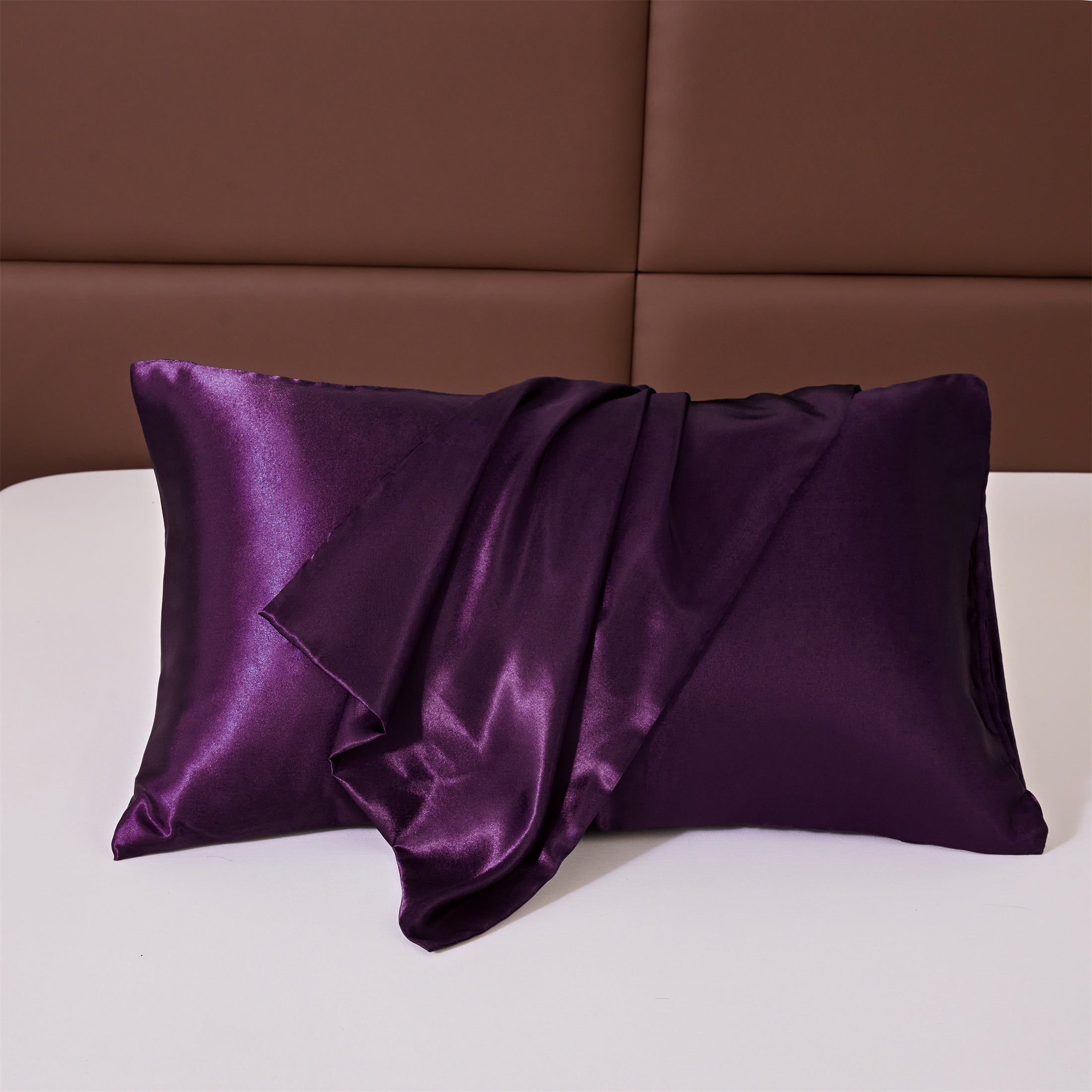 Funda de almohada de terciopelo en dos colores, tela suave, accesorio decorativo para ropa de cama