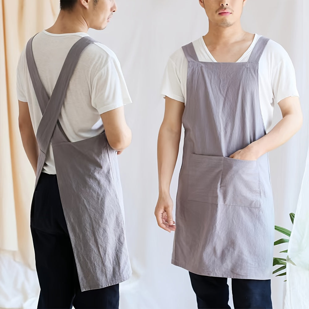 Unisex Canvas Apron Without Tie Straps 100% Woven Canvas 175gsm