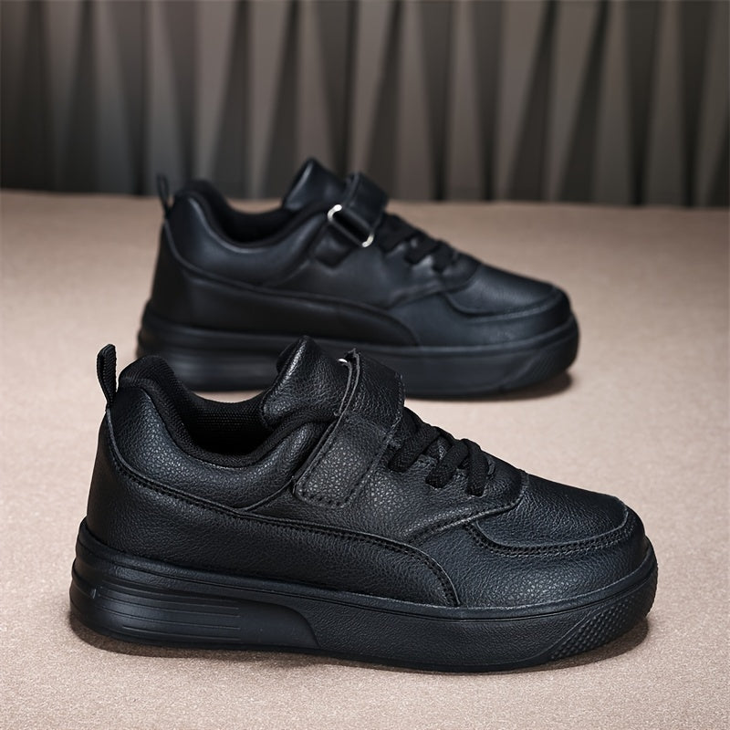 Girls' All-Season Casual Sports Sneakers with Microfiber Leather and EVA Sole