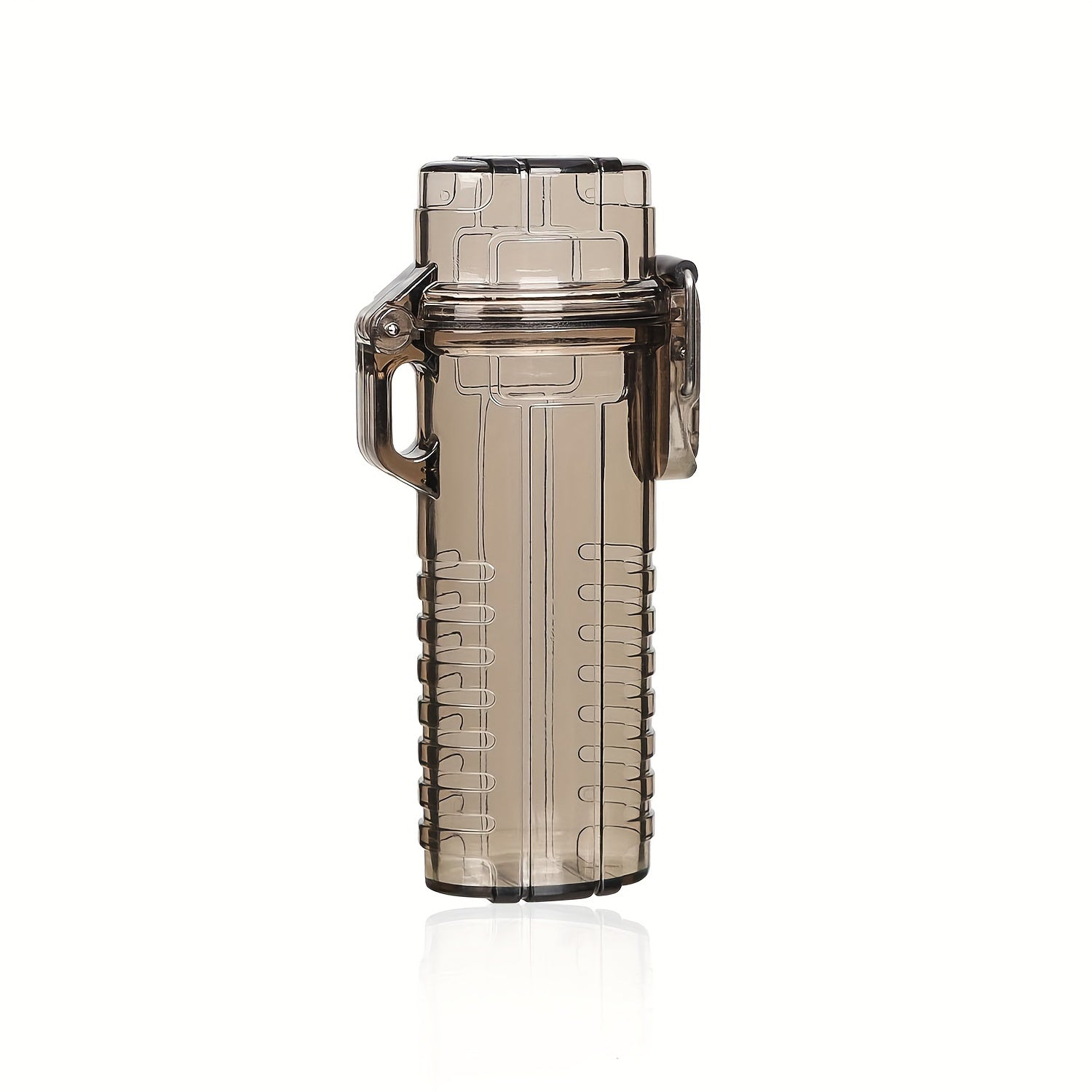 s:
Suya chidamli plastmassa olovyoq qutisi qopqog'i BIC J6 tashqi omon qolish sumkasi uchun