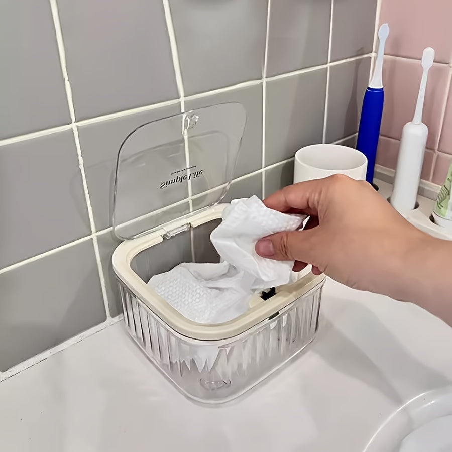 Oson kir yuvish xonasi tashkiloti uchun shaffof plastik pod ushlagich, turli xil kir yuvish kukunlari bilan mos keladi.