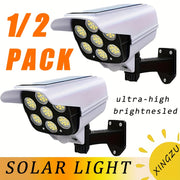 Solar Powered LED Wall Lights with Motion Sensors Remote Control IP44 Weatherproof for Outdoor Yards Garages Farms