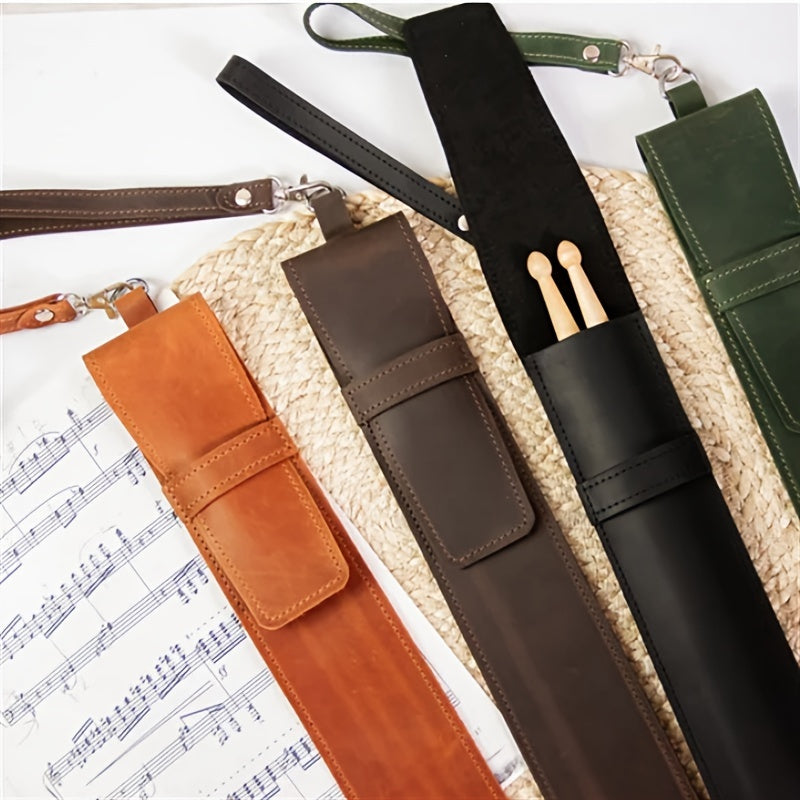 Waterproof Faux Leather Drum Case for Vintage Drums Storage Organizer