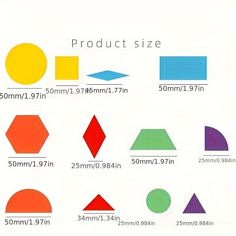 Wooden Magnetic Tangram Puzzle Game for Kids Educational Cognitive Toy for Early Learning