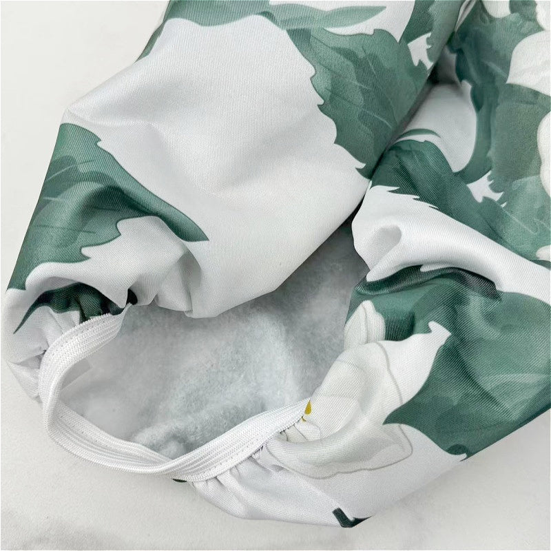 Funda para tabla de planchar floral, resistente al calor, de poliéster grueso, fácil de instalar