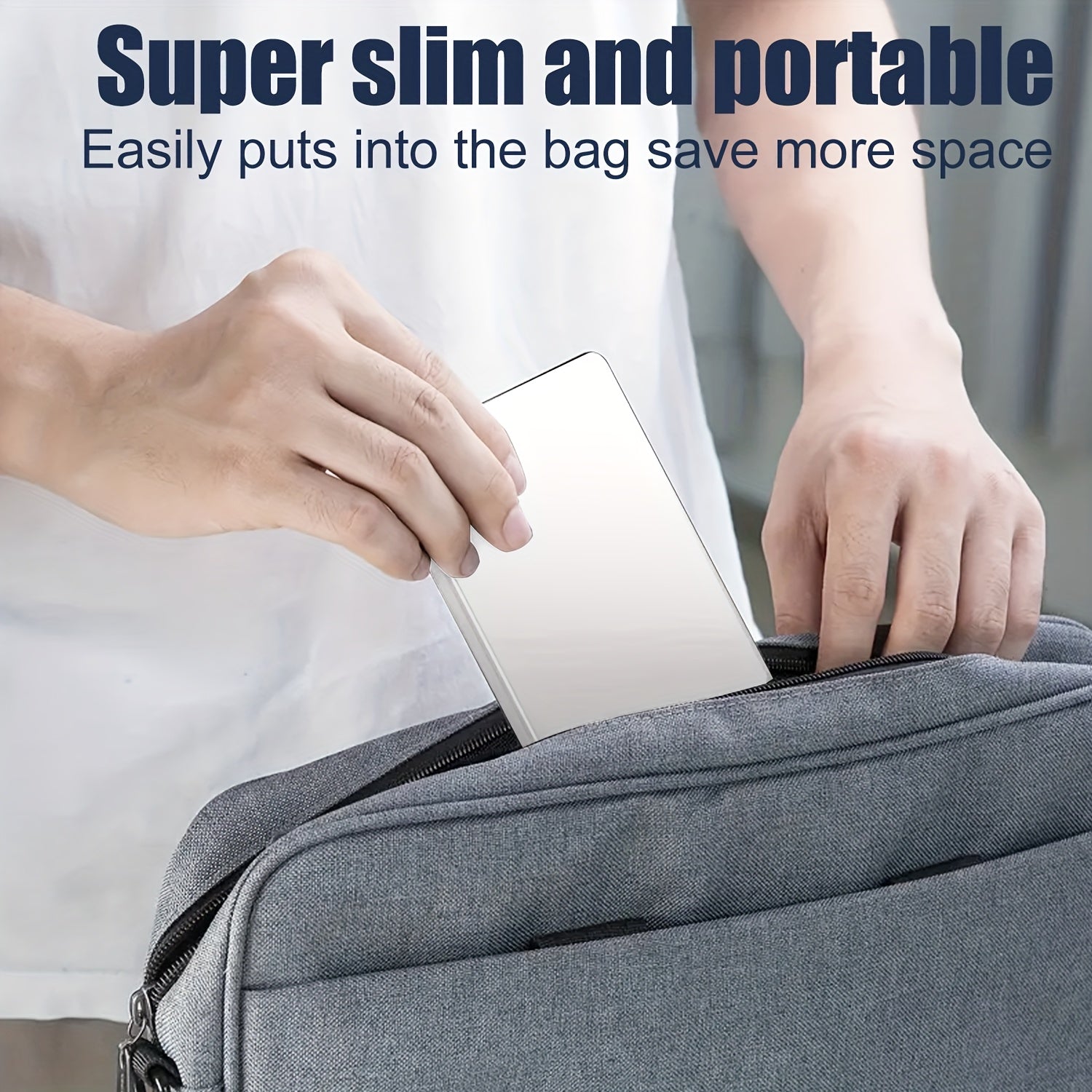 5000mAh Magnetic Wireless Power Bank with USB-C Fast Charging for Apple Devices