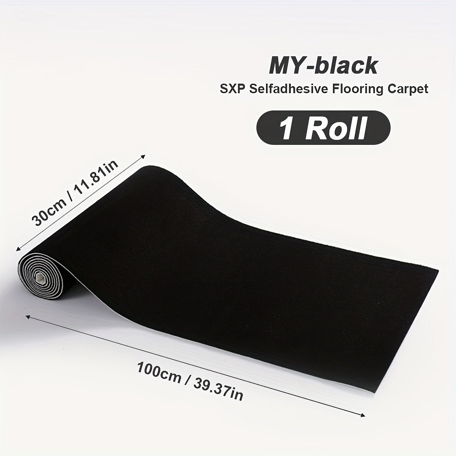 Self-Adhesive Carpet Roll for Bedroom Living Room Bathroom Door Stair Pet Non-Slip Thickened Decorative Mat