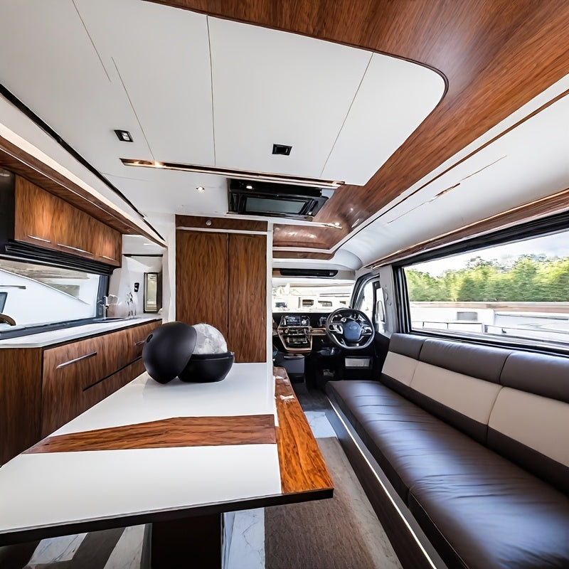 Ichimliklar uchun aylana muz kubi shakli, 2.5 dyuymli muzli xokkey, oziq-ovqat sinfi silikon