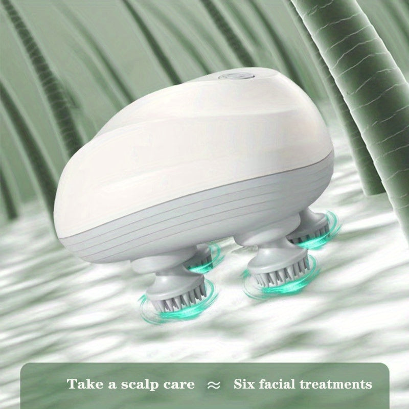 Rechargeable USB Massager with 8 Tentacles for Full-Body Deep Relaxation