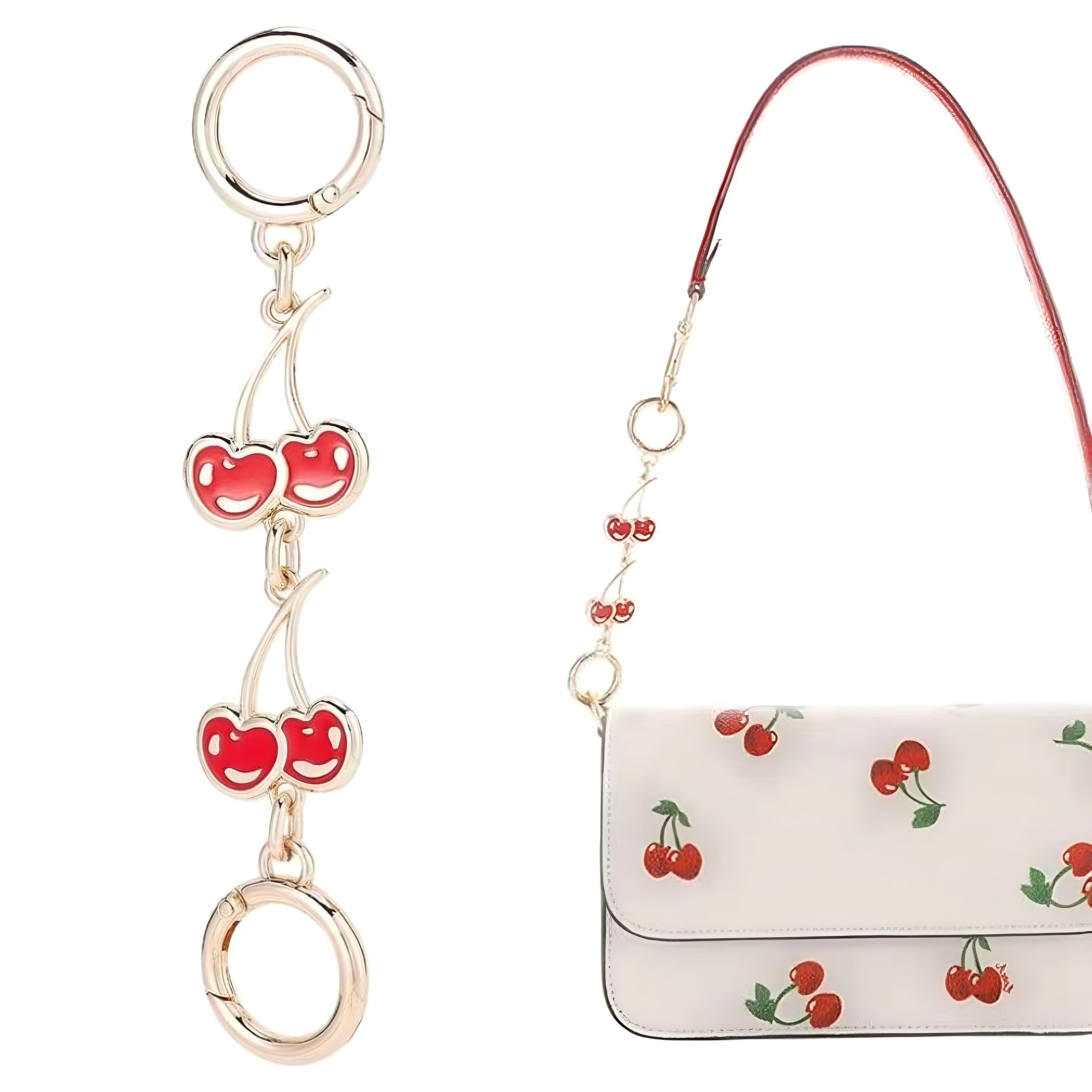 Ayollar sumkalari uchun mukammal aksessuar bo'lgan 1 dona Purse Chain Strap Extender bilan sumkalaringizga nafislik va uslub qo'shing.