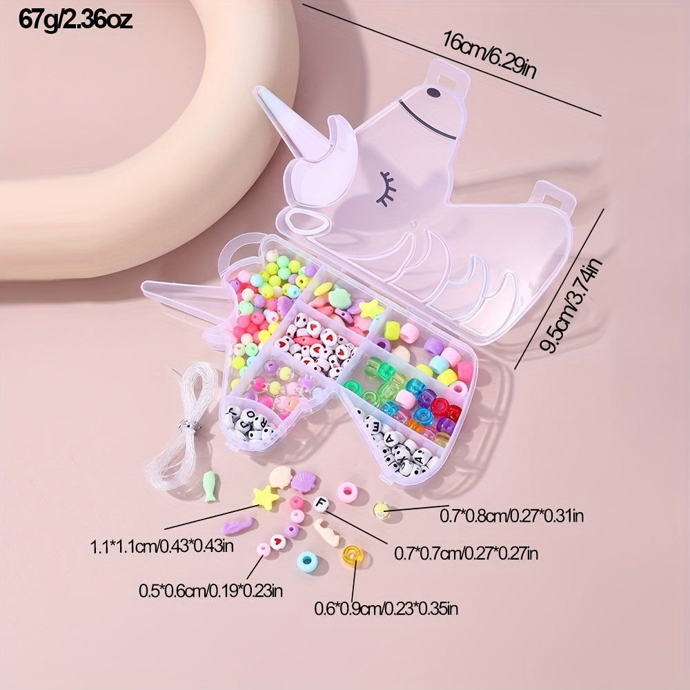 Girls Unicorn Jewelry Making Kit with Beads and Tools for Accessories Crafting