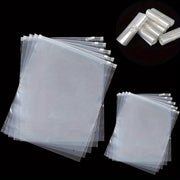 50 dona shaffof 14 Mil qayta ishlatiladigan Ziplock sumkalar, atıştırmalıklar, urug'lar, zargarlik buyumlari uchun paketlash