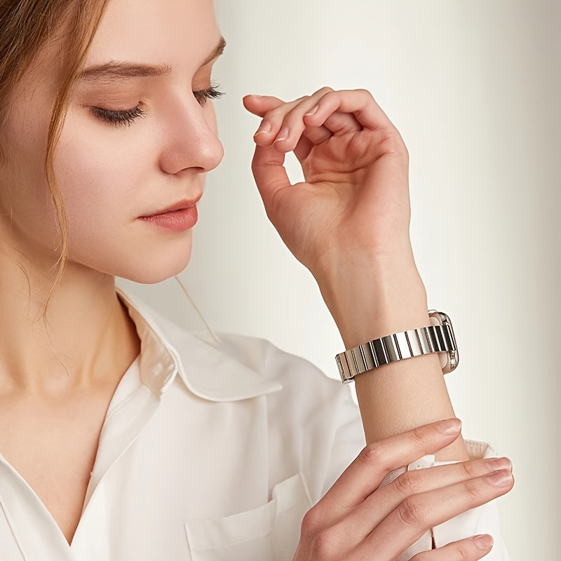 Stainless Steel Watchband for Apple Watch 38mm-49mm Compatible with Series and SE