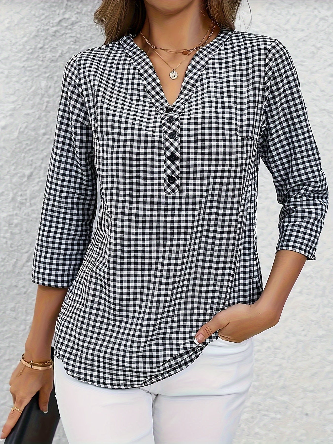 Plus Size ayollar uchun tekis chiziqli elegant kofta