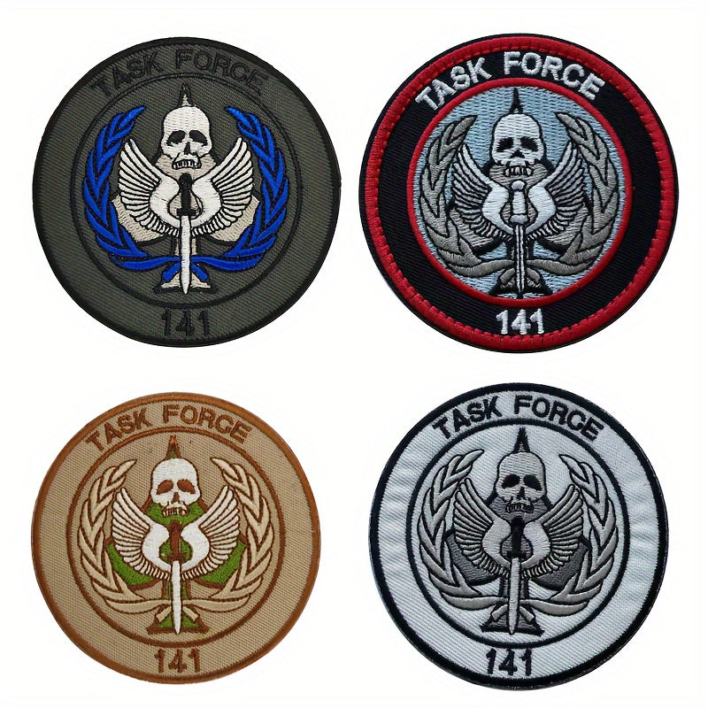 Men's Embroidered Hook and Loop Clothing Patch 1 Pack