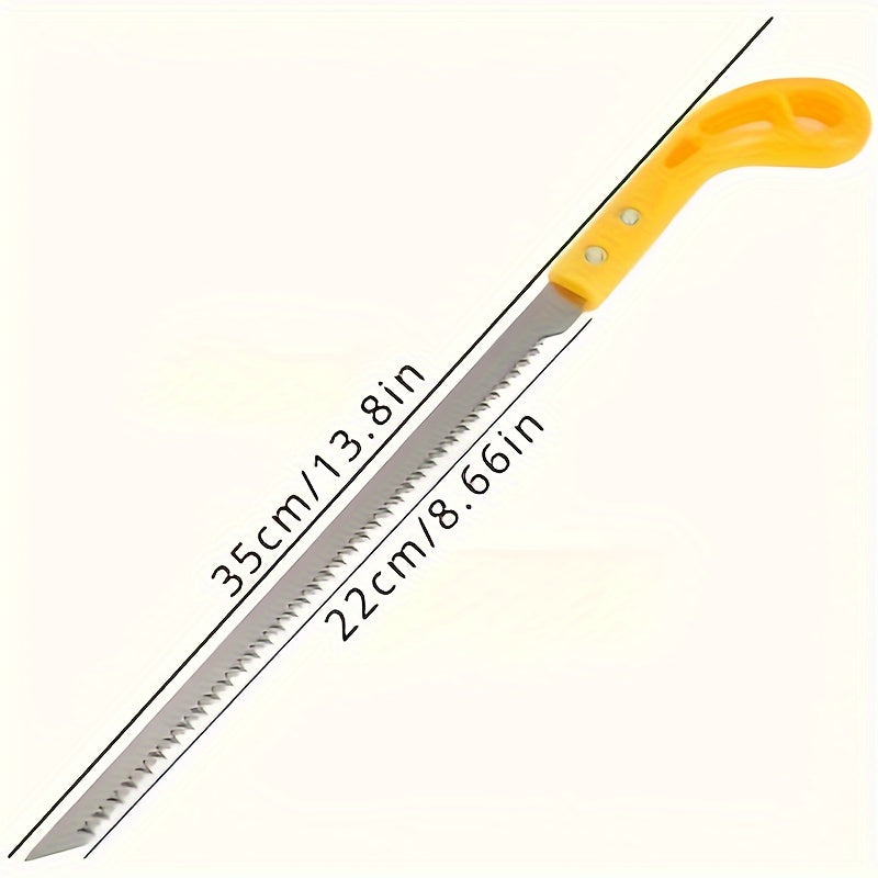 Sierra de poda de mano con hoja de acero de 35cm, herramienta para cortar ramas de árboles y madera en el jardín