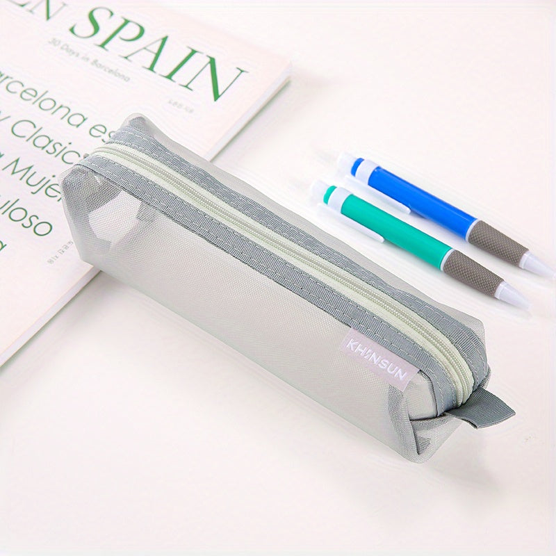 Mesh Pencil Case for Middle School High School Office Supplies