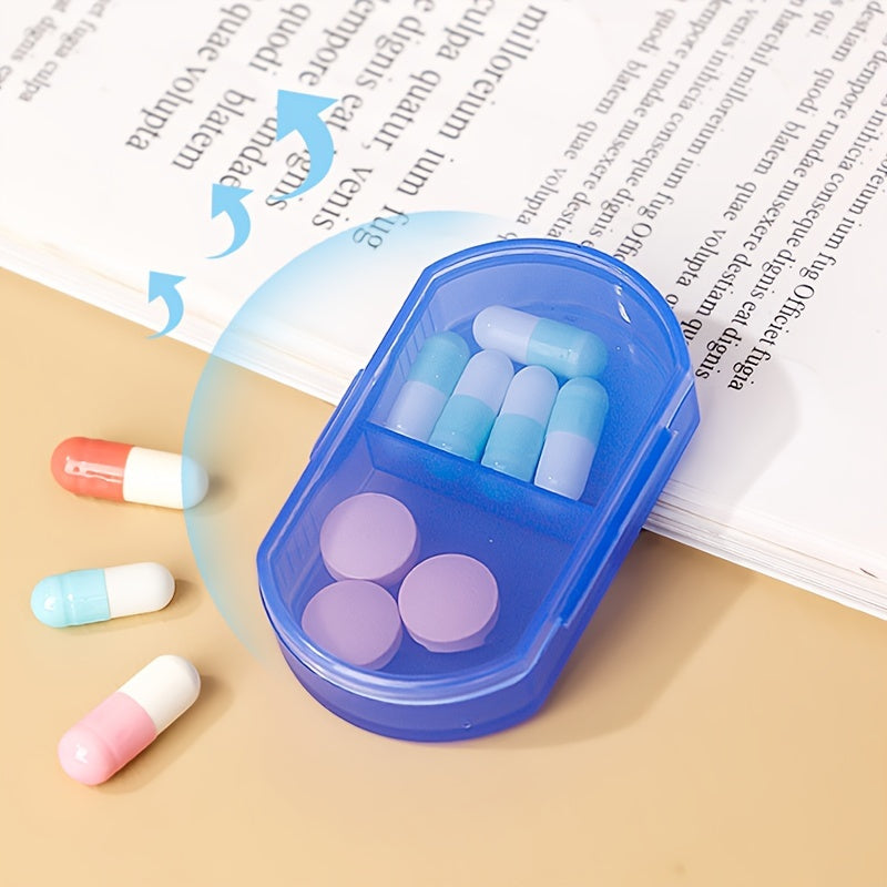 Portable Plastic Medicine Box for Travel and Daily Use