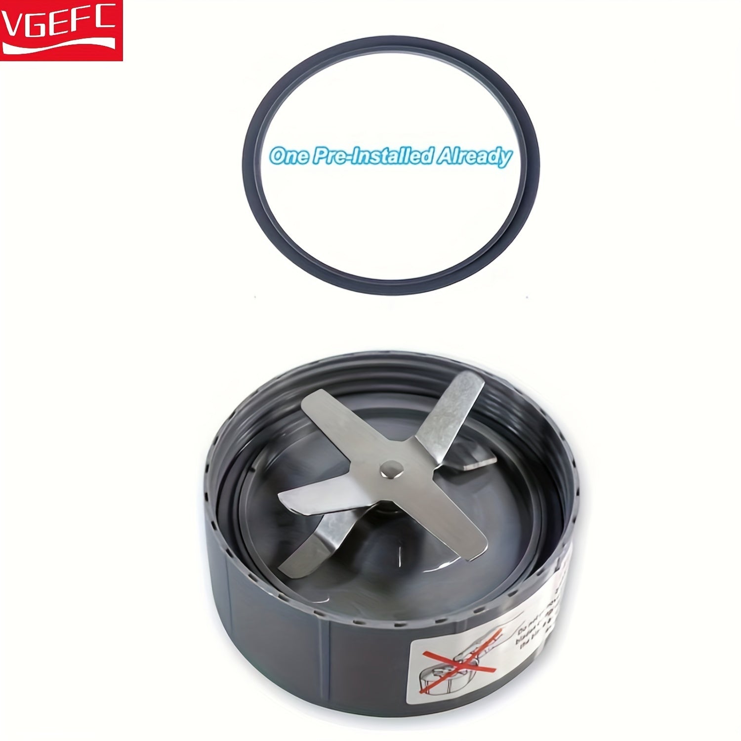 Replacement Blender Blades Set for 900W and 600W NutriBullet with Stainless Steel Cross Blade