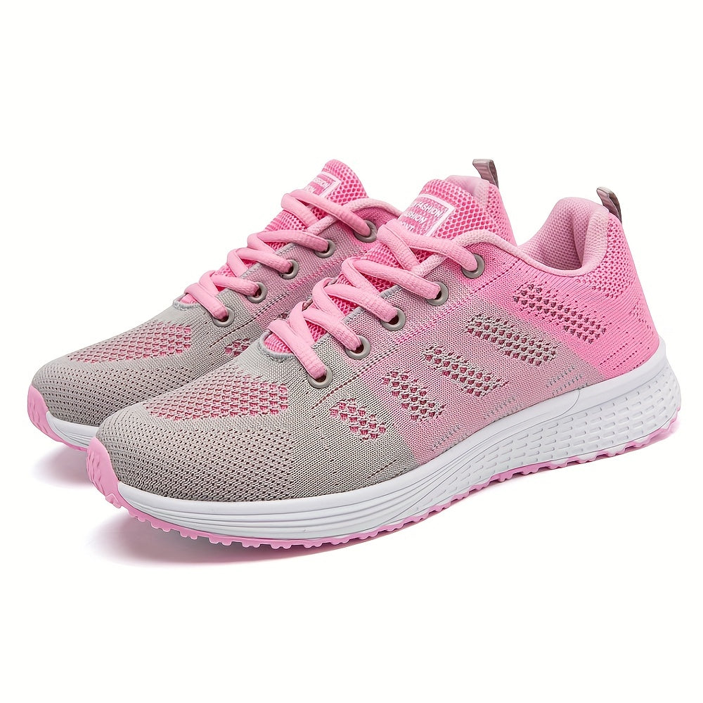 Women's Casual Mesh Sneakers, Lightweight Breathable Running Shoes