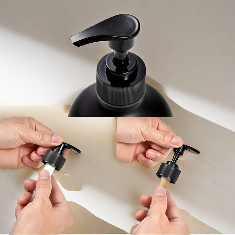 Set of 2 Plastic Soap Dispensers Refillable Bottles for Kitchen Bathroom Decor