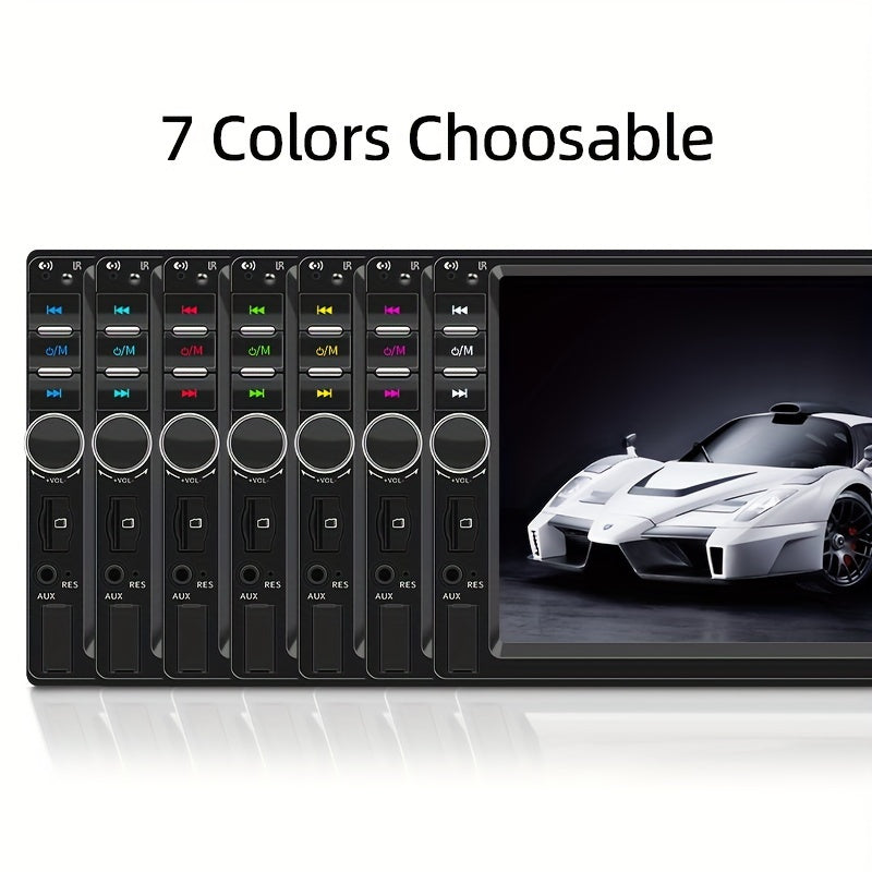 Car MP5 Radio with CarPlay Android Auto 7-Inch HD Touch Screen GPS Reversing Camera Support